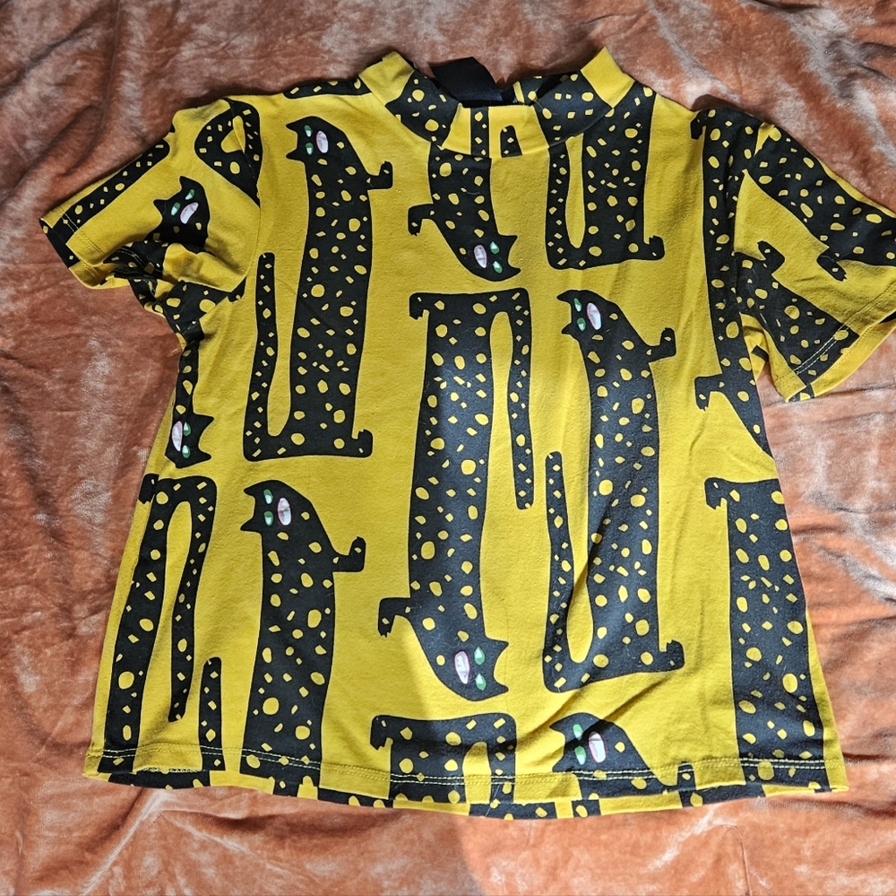 Nooworks YELLOW CATS Mockneck